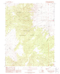 Wichman Canyon 1988 topographic map thumbnail