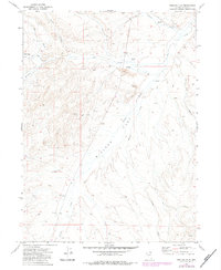 Wieland Flat 1971 topographic map thumbnail