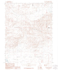 Wild Horse Basin 1987 topographic map thumbnail