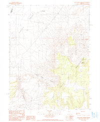 Wild Range Canyon 1990 topographic map thumbnail