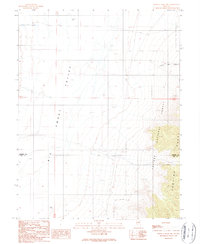 Wildcat Peak NW 1989 topographic map thumbnail