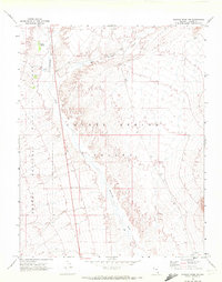 Wildcat Wash NW 1969 topographic map thumbnail