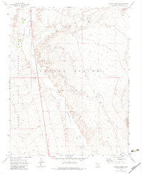 Wildcat Wash NW 1969 topographic map thumbnail