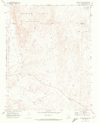 Wildcat Wash SE 1969 topographic map thumbnail