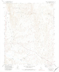 Wildcat Wash SE 1969 topographic map thumbnail