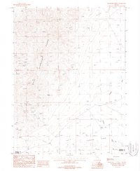 Wildhorse Spring 1987 topographic map thumbnail