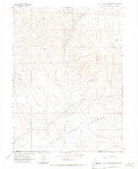 Willow Creek Reservoir SE 1965 topographic map thumbnail