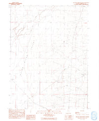 Willow Creek Ranch 1991 topographic map thumbnail