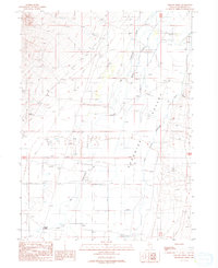 Willow Point 1988 topographic map thumbnail