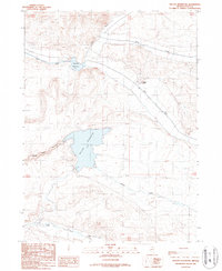 Wilson Reservoir 1987 topographic map thumbnail