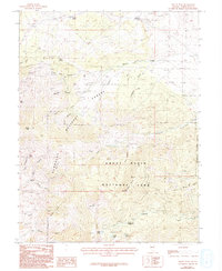 Windy Peak 1987 topographic map thumbnail
