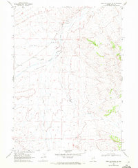 Wine Cup Ranch NE 1968 topographic map thumbnail