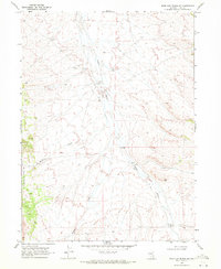 Wine Cup Ranch SE 1968 topographic map thumbnail