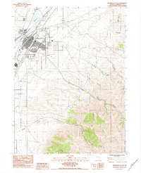 Winnemucca East 1983 topographic map thumbnail