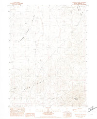 Winnemucca Mtn 1982 topographic map thumbnail