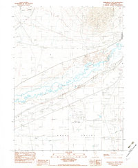 Winnemucca West 1982 topographic map thumbnail