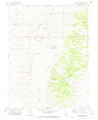 Wonder Mountain 1972 topographic map thumbnail