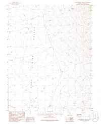 Worthington Peak SW 1985 topographic map thumbnail