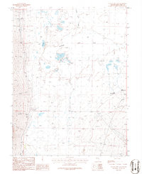 Yelland Dry Lake 1986 topographic map thumbnail