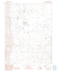 Yelland Dry Lake 1986 topographic map thumbnail
