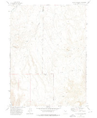 Yellow Hills East 1972 topographic map thumbnail