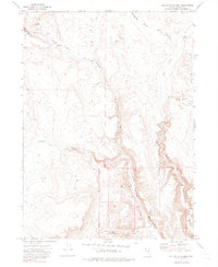 Yellow Hills West 1972 topographic map thumbnail