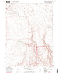 Yellow Hills West 1972 topographic map thumbnail