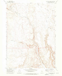 Yellow Hills West 1972 topographic map thumbnail