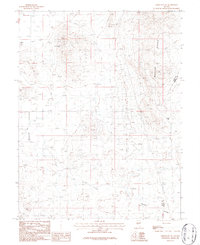 Yerington NE 1986 topographic map thumbnail