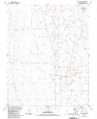 Yucca Flat 1986 topographic map thumbnail