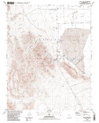 Yucca Lake 1986 topographic map thumbnail