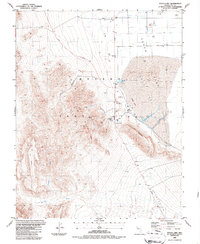 Yucca Lake 1986 topographic map thumbnail