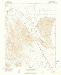 Yucca Lake 1961 topographic map thumbnail