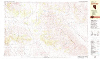 Dogskin Mtn 1979 topographic map thumbnail