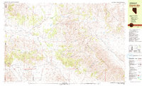 Dogskin Mtn 1979 topographic map thumbnail