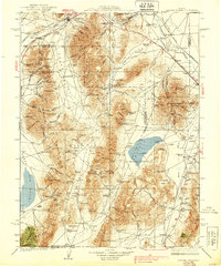 Sonoma Range 1939 topographic map thumbnail
