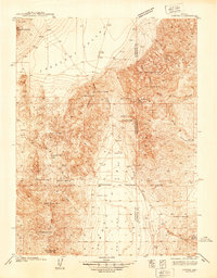 Cortez 1938 topographic map thumbnail