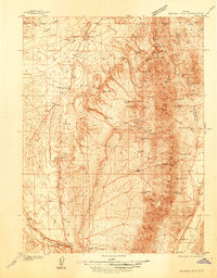 Mineral Hill 1937 topographic map thumbnail