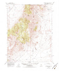 Ackerman Canyon 1956 topographic map thumbnail