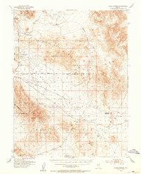 Allen Springs 1951 topographic map thumbnail