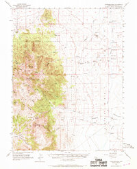 Antelope Peak 1956 topographic map thumbnail