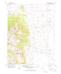 Antelope Peak 1956 topographic map thumbnail