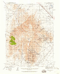 Antler Peak 1940 topographic map thumbnail