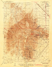 Antler Peak 1943 topographic map thumbnail