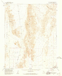 Arrow Canyon 1958 topographic map thumbnail