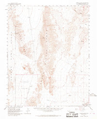 Arrow Canyon 1958 topographic map thumbnail