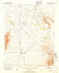 Ash Meadows 1952 topographic map thumbnail