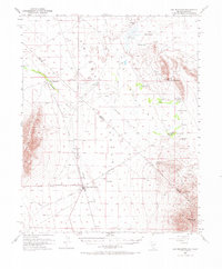 Ash Meadows 1952 topographic map thumbnail