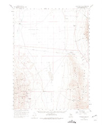 Awakening Peak 1958 topographic map thumbnail
