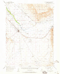 Battle Mountain 1957 topographic map thumbnail